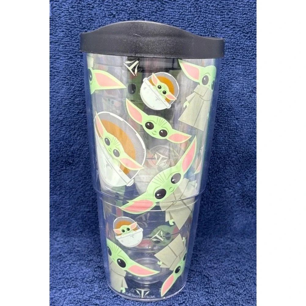 Tervis Star Wars The Mandalorian Grogu Baby Yoda 24oz Insulated Tumbler with Lid